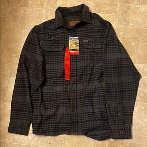 Orvis button flannel